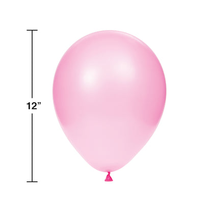Candy Pink Latex Balloons 180 ct