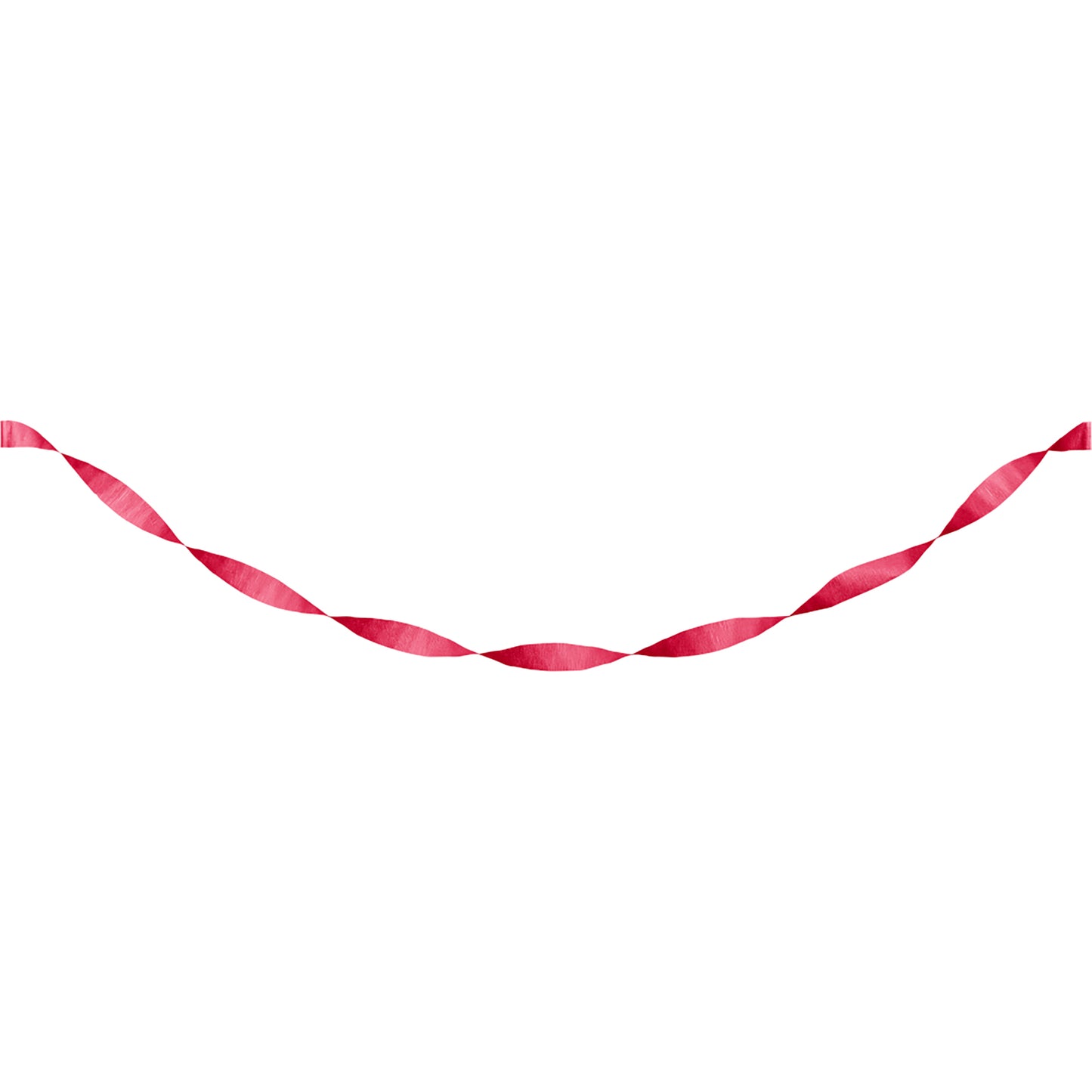 Classic Red Crepe Streamer 12 ct
