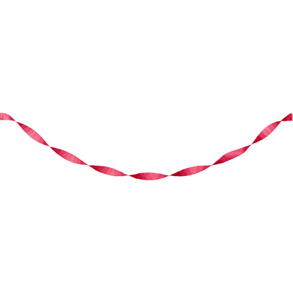 Classic Red Crepe Streamer 12 ct