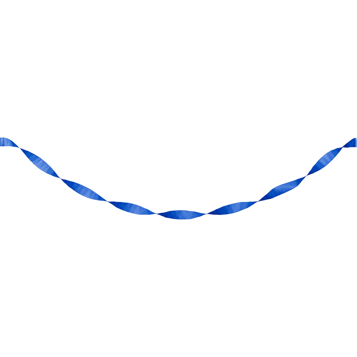 Cobalt Blue Crepe Streamer 12 ct