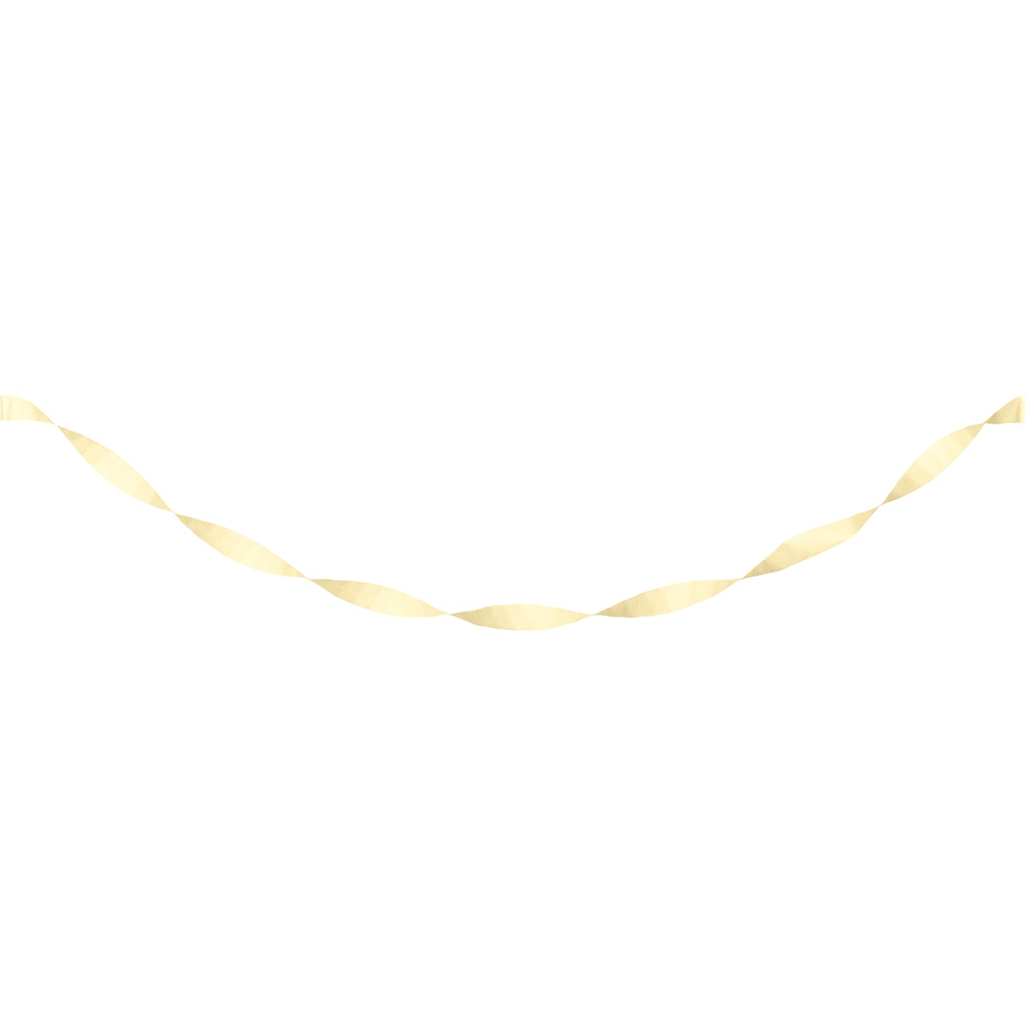 Ivory Crepe Streamer 12 ct