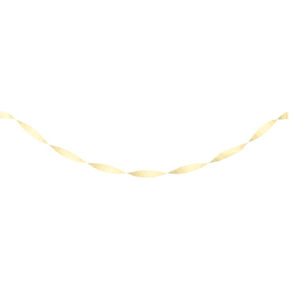 Ivory Crepe Streamer 12 ct