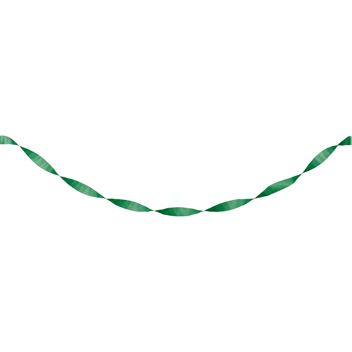 Emerald Green Crepe Streamer 12 ct