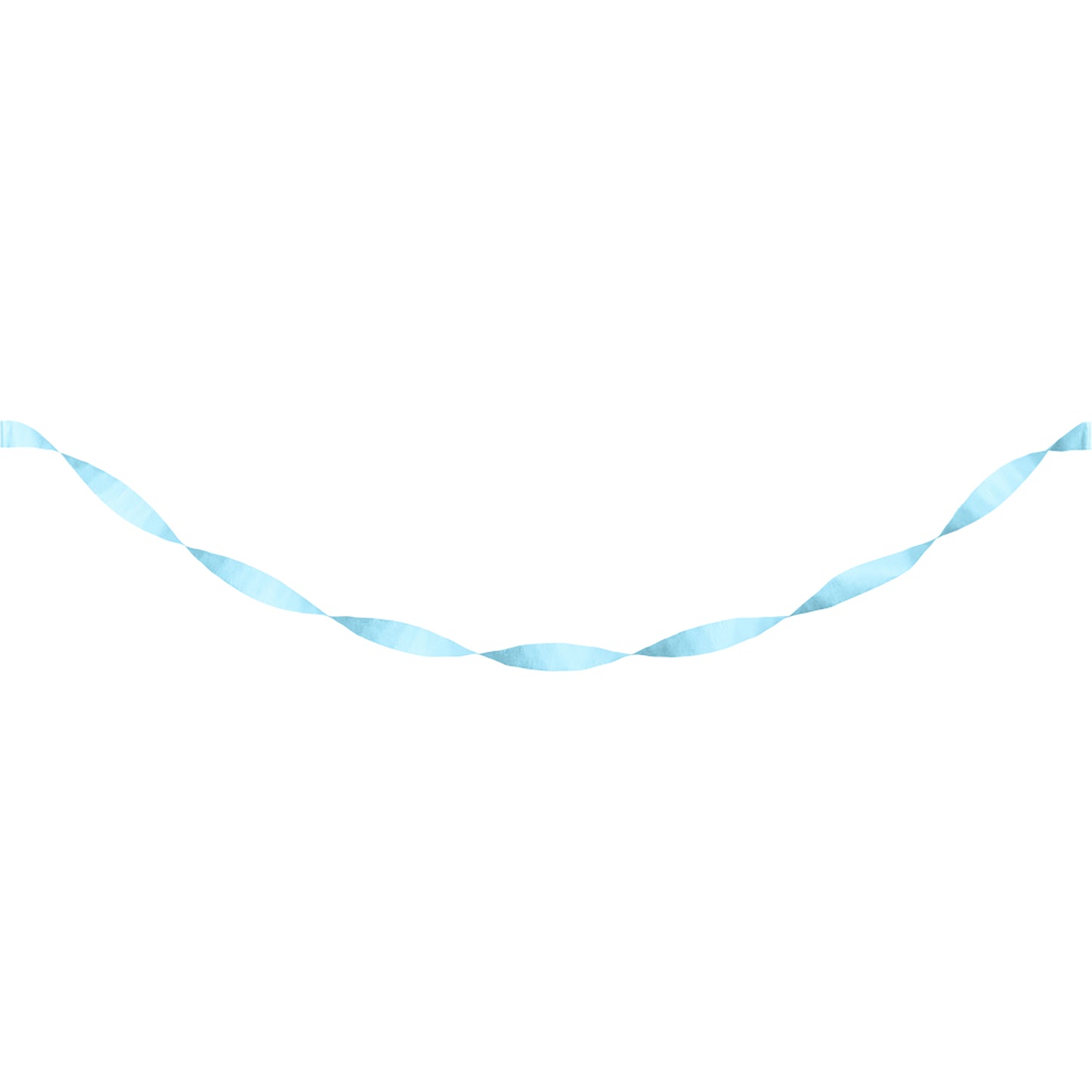 Pastel Blue Crepe Streamer 12 ct