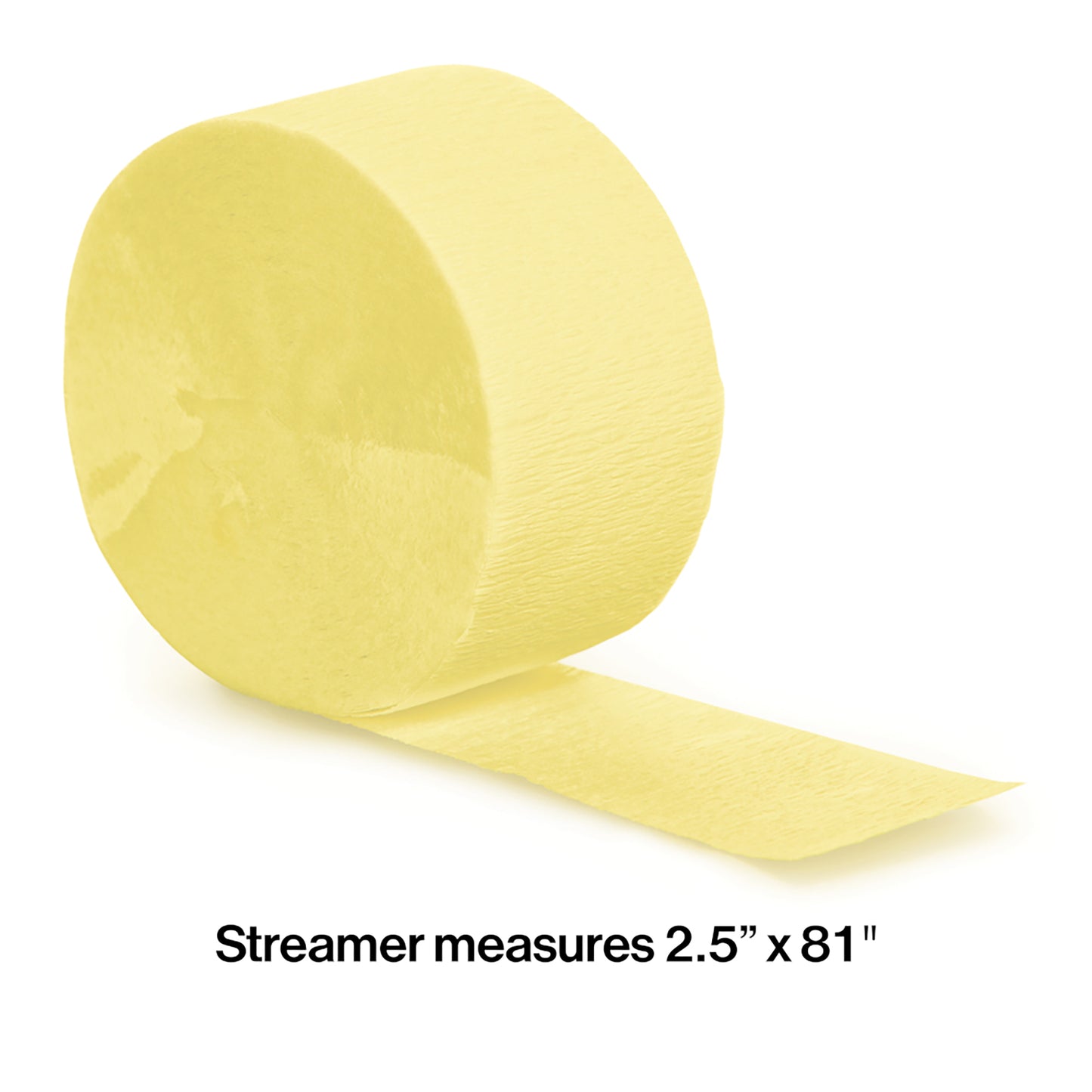 Mimosa Crepe Streamer 12 ct