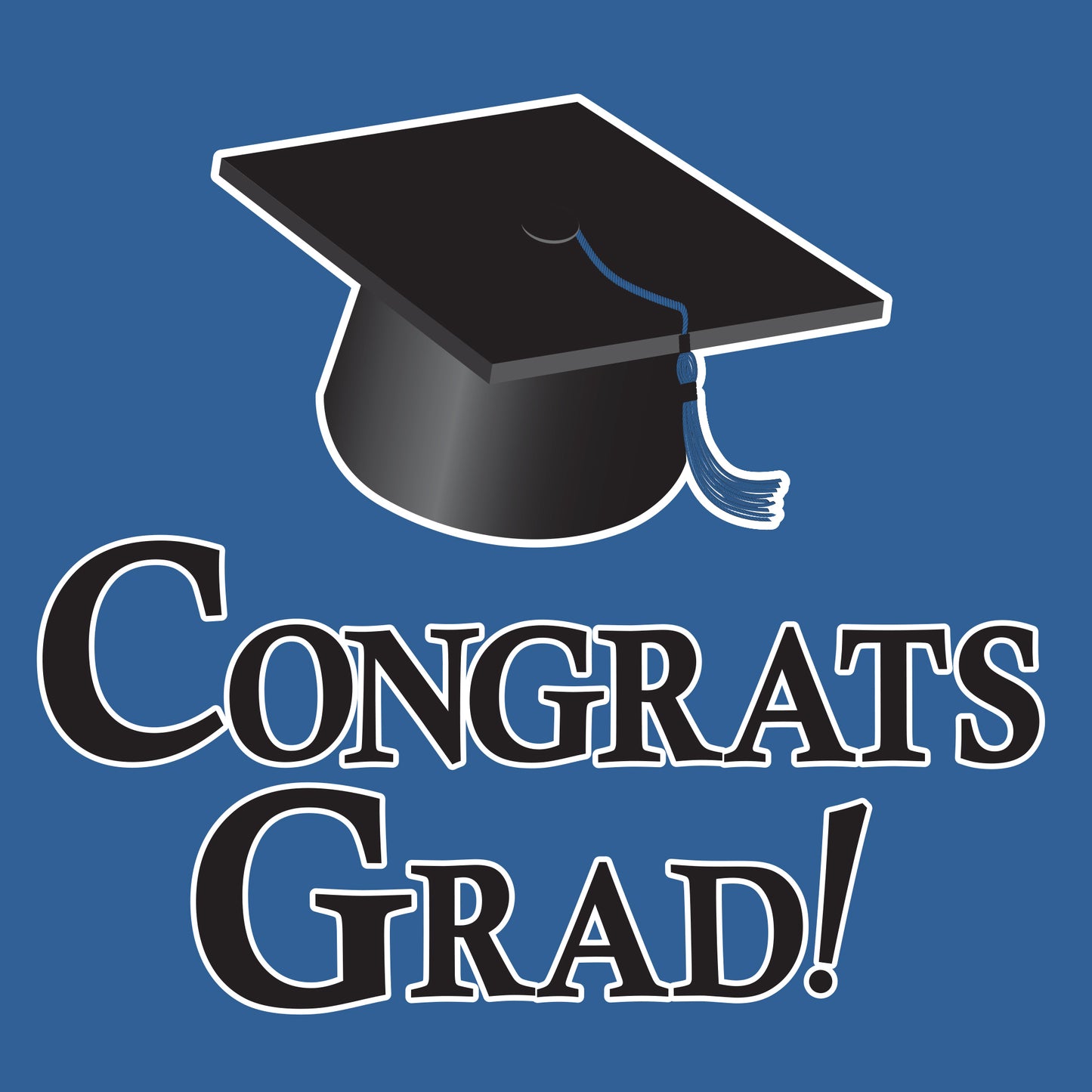 Graduation Card Boxes, Blue 6 ct