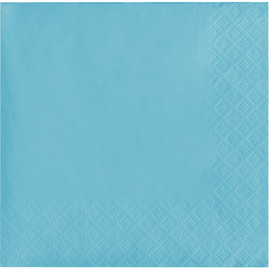 Pastel Blue 2-Ply Beverage Napkins 600 ct