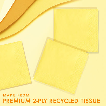 Mimosa 2-Ply Beverage Napkins 600 ct Feature Image