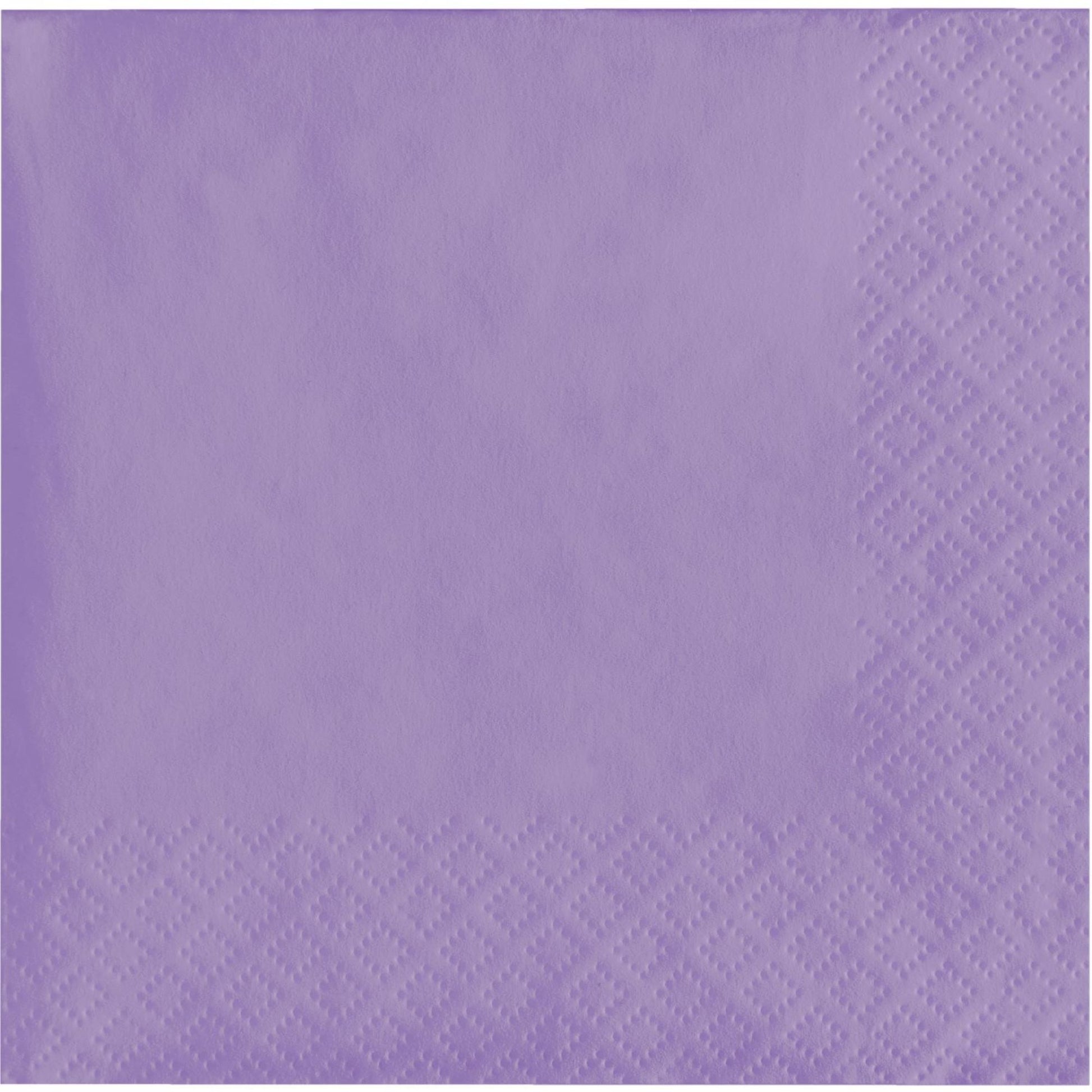 Luscious Lavender 2-Ply Beverage Napkins 600 ct