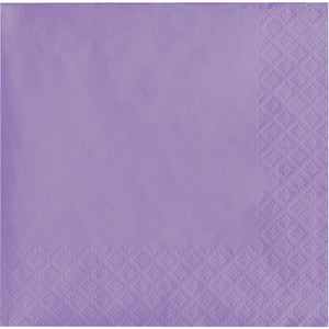 Luscious Lavender 2-Ply Beverage Napkins 600 ct