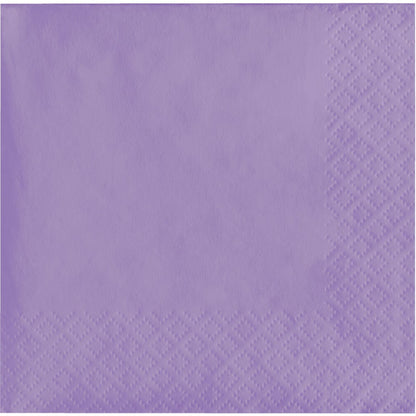 Luscious Lavender 2-Ply Beverage Napkins 600 ct