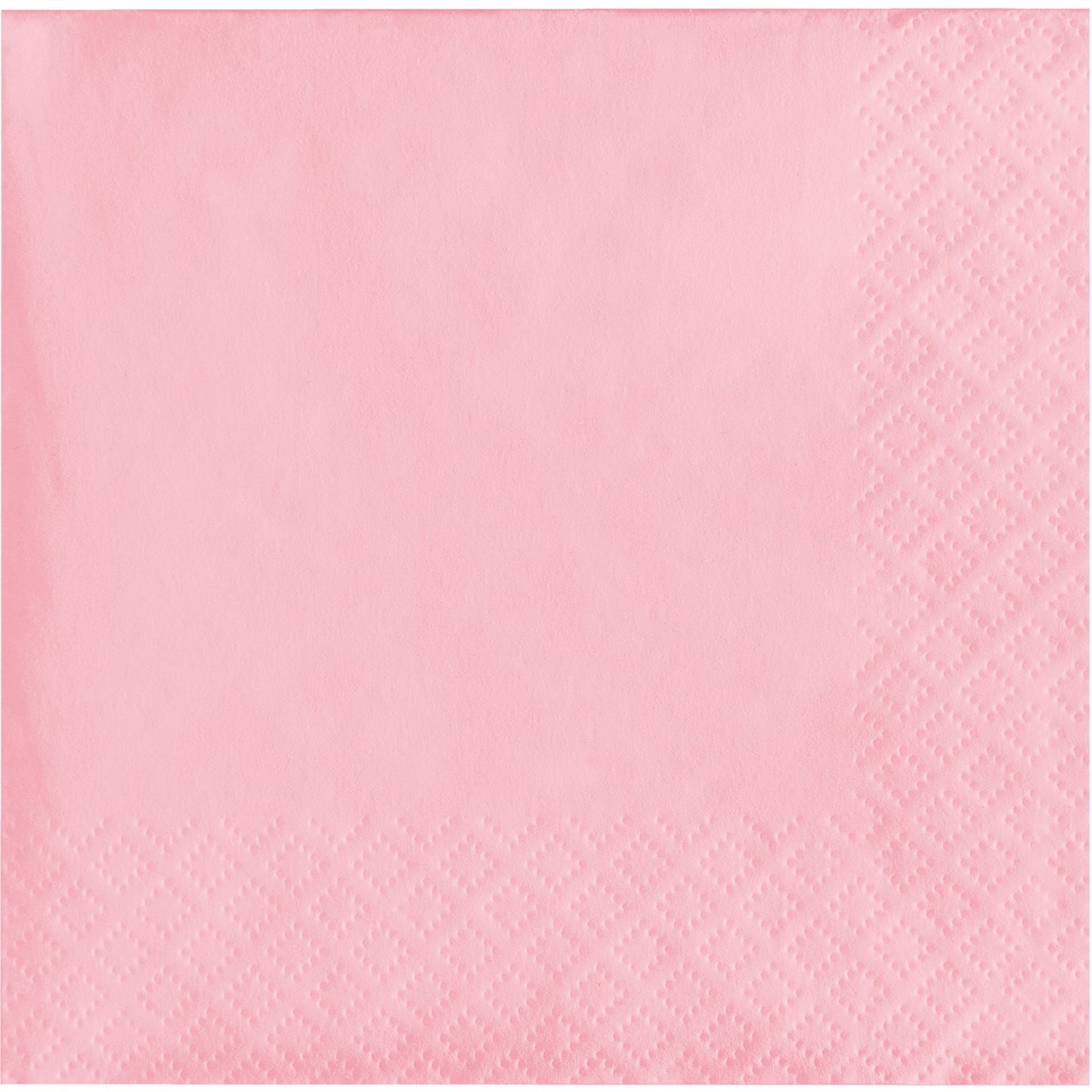 Classic Pink 2-Ply Beverage Napkins 600 ct