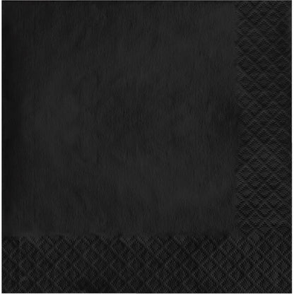 Black Velvet 2-Ply Luncheon Napkins 600 ct
