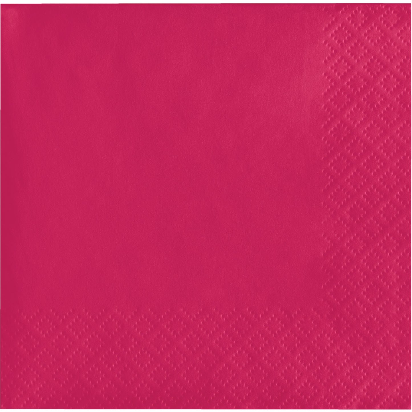 Hot Magenta 2-Ply Beverage Napkins 600 ct