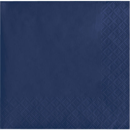 Navy 2-Ply Beverage Napkins 1200 ct
