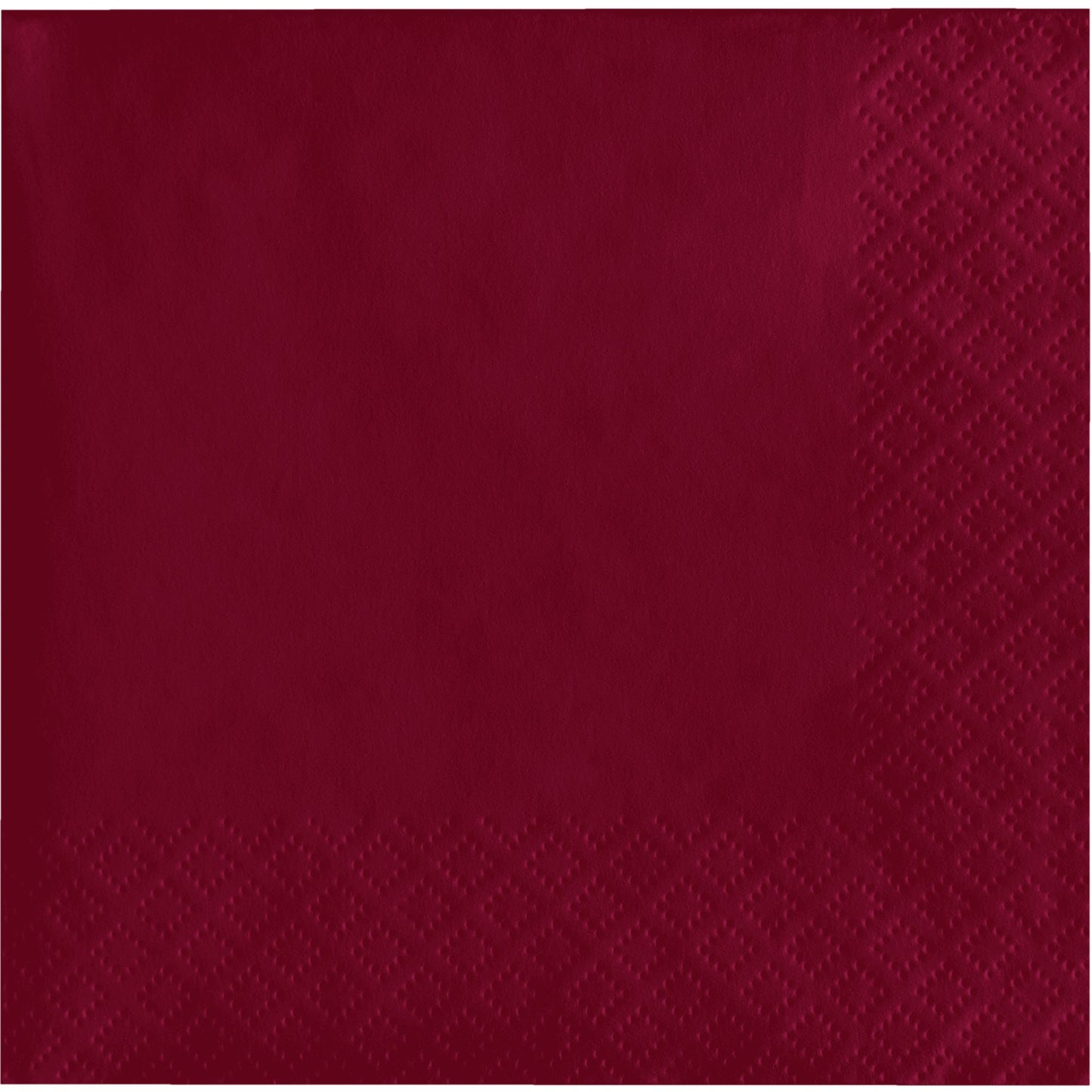 Burgundy 2-Ply Beverage Napkins 1200 ct