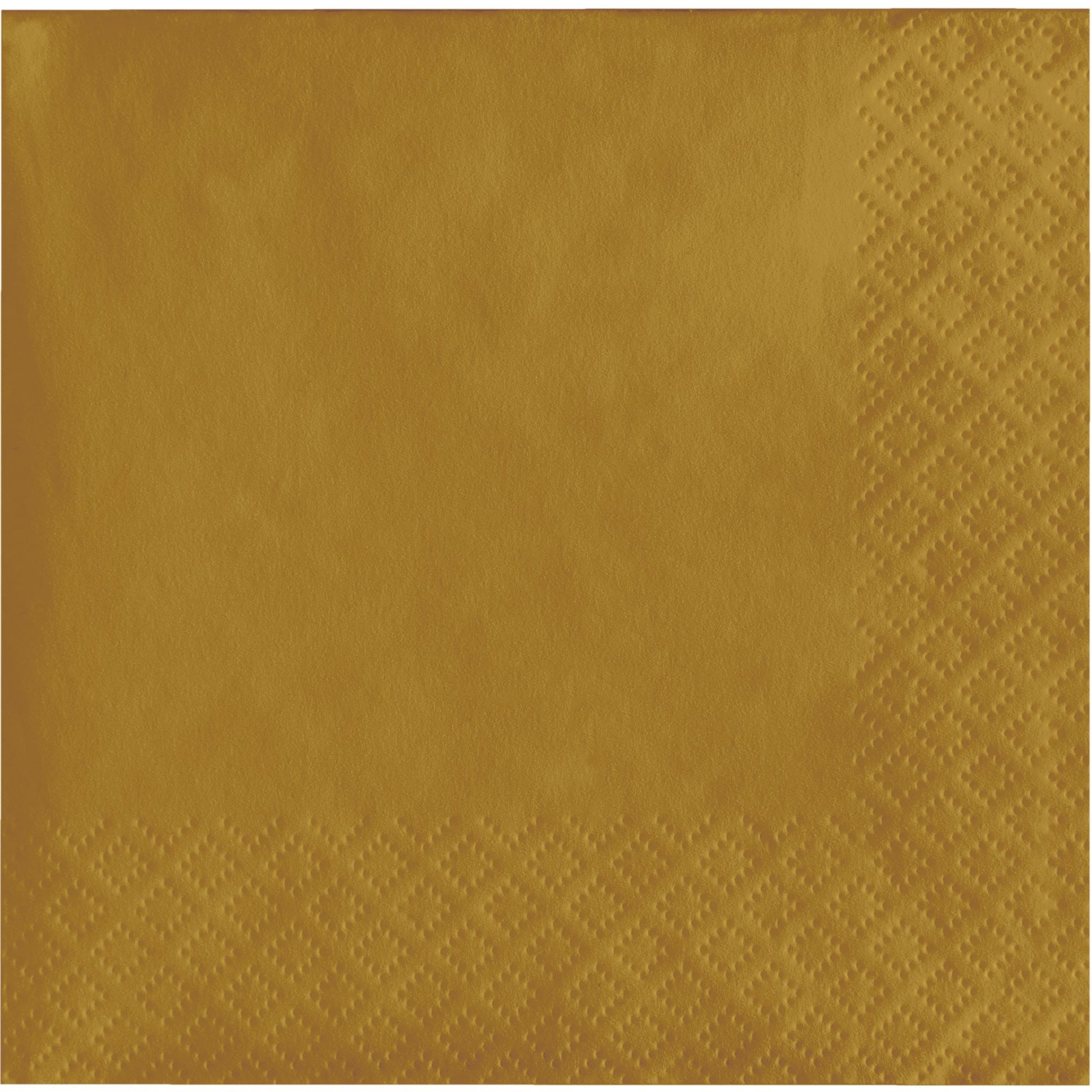 Glittering Gold Beverage Napkins 2-Ply 1200 ct