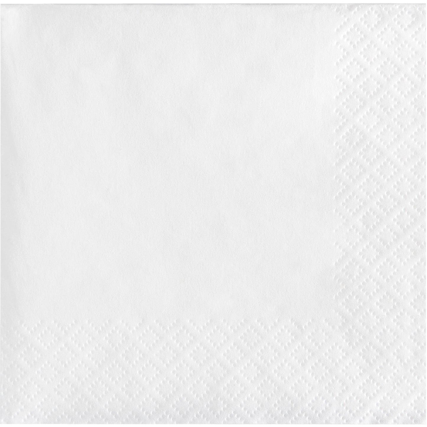 White 2-Ply Beverage Napkins 1,200 ct