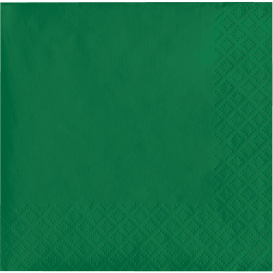 Emerald Green 2-Ply Beverage Napkins 1200 ct