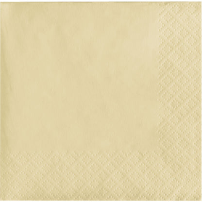 Ivory 2-Ply Beverage Napkins 1200 ct