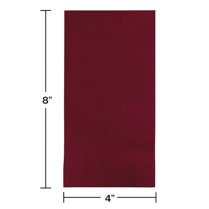 Burgundy 2-Ply Dinner Napkins 600 ct