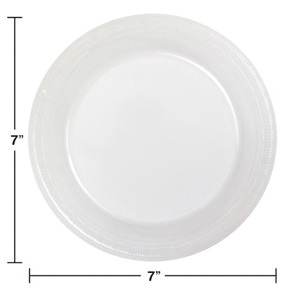 Clear Plastic Dessert Plates 240 ct