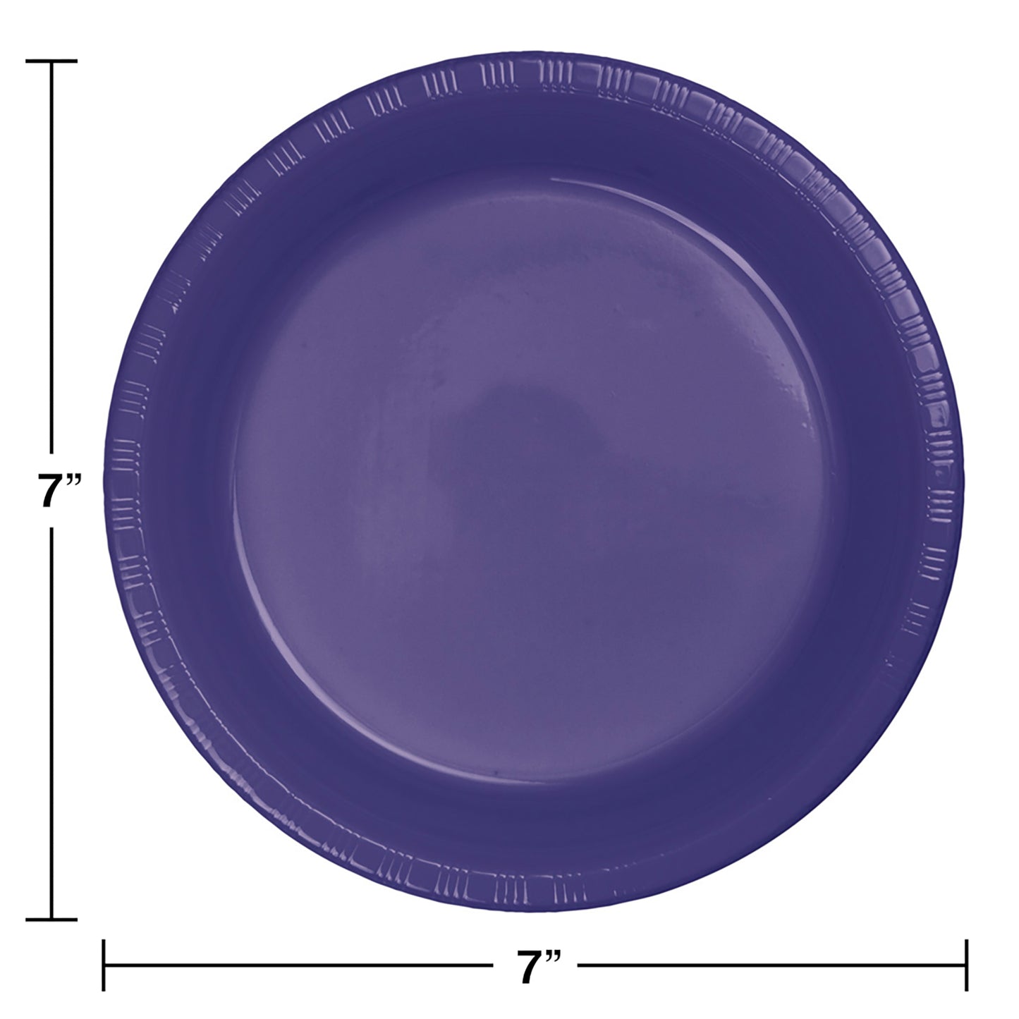 Purple Plastic Dessert Plates 240 ct