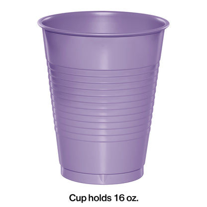 Luscious Lavender 16 oz Plastic Cups 240 ct