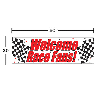 Racing Giant Party Banners 6 ct