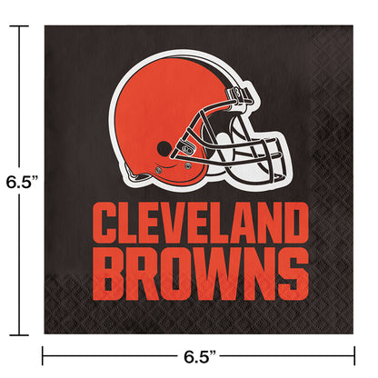 Cleveland Browns Luncheon Napkins 192 ct
