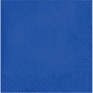 Value Friendly Cobalt Blue Luncheon Napkins 240 ct