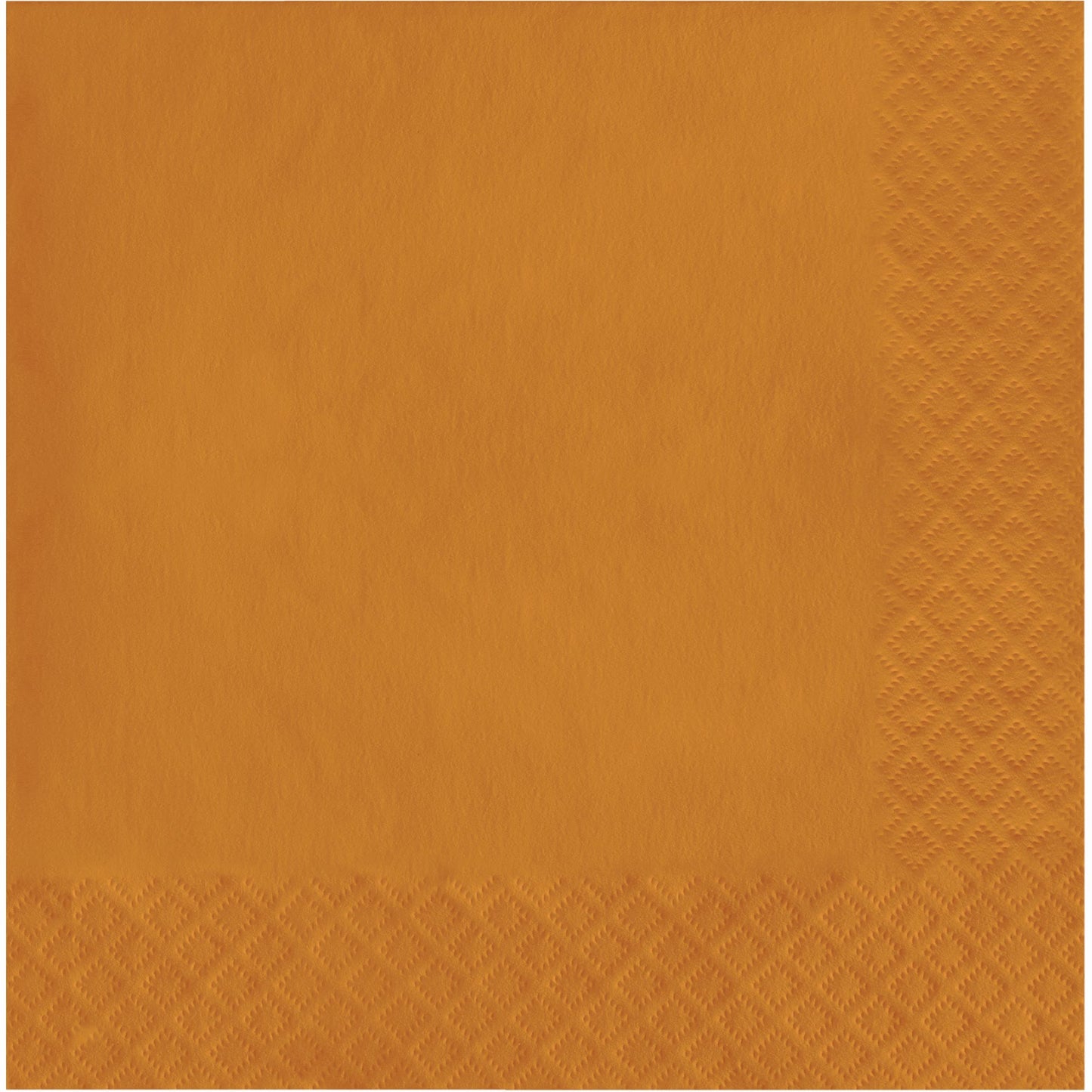 Pumpkin Spice Orange Luncheon Napkins 2-Ply 600 ct