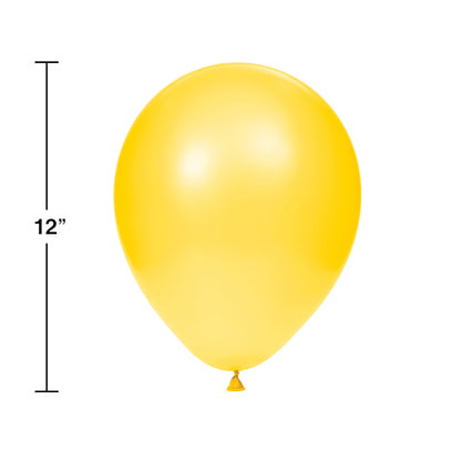 School Bus Yellow Latex Balloons 180 ct