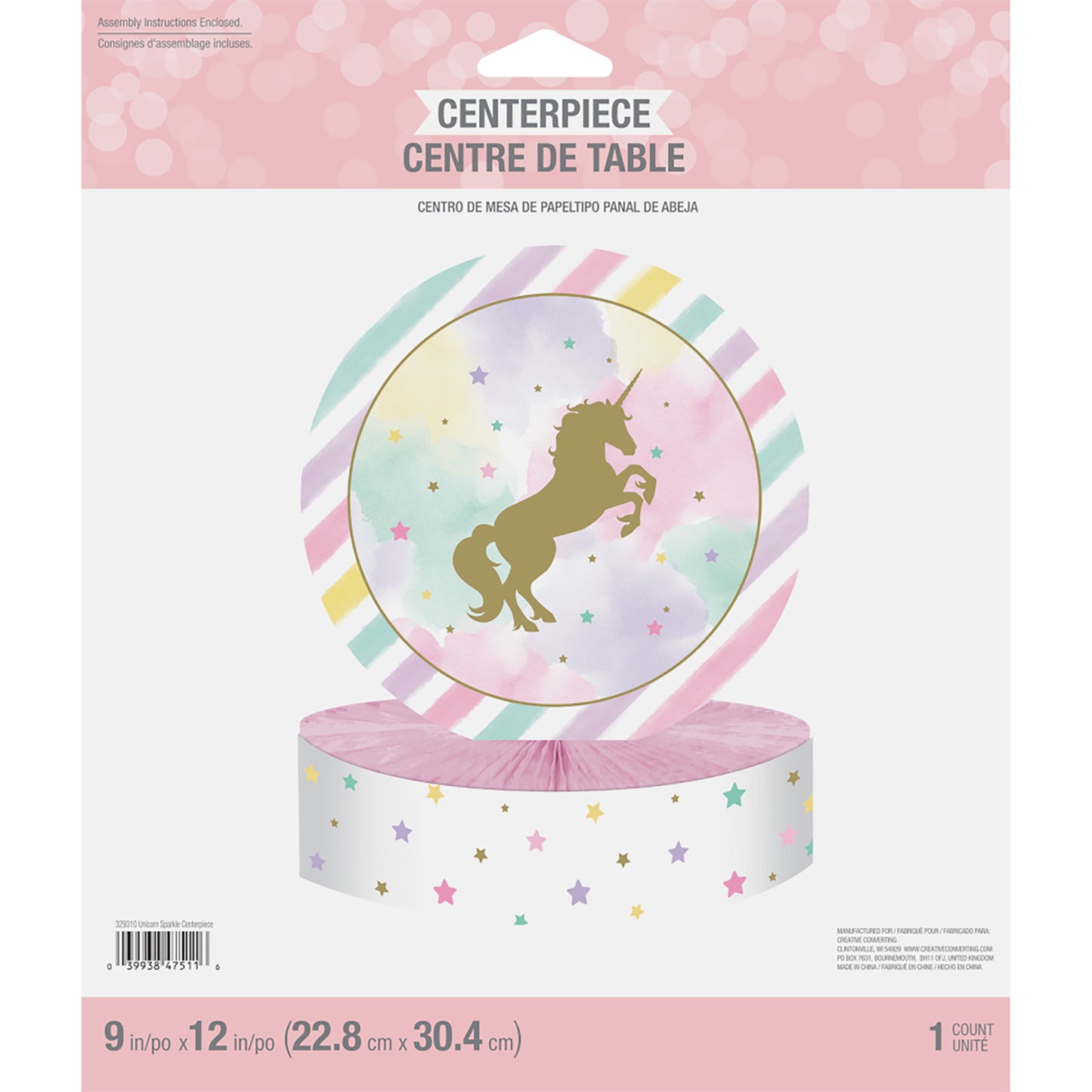 Sparkle Unicorn Centerpieces 6 ct