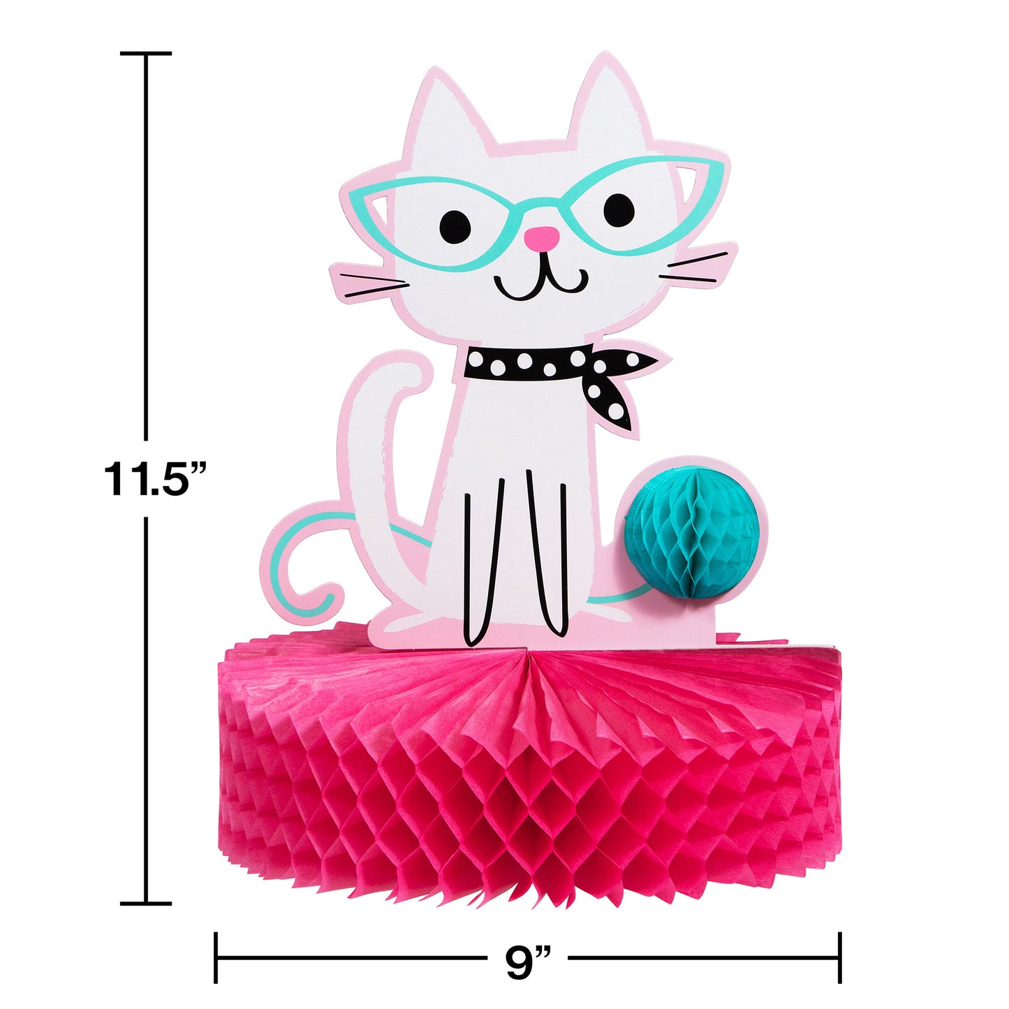 Cat Party Centerpieces 6 ct
