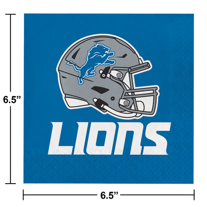 Detroit Lions Luncheon Napkins 192 ct