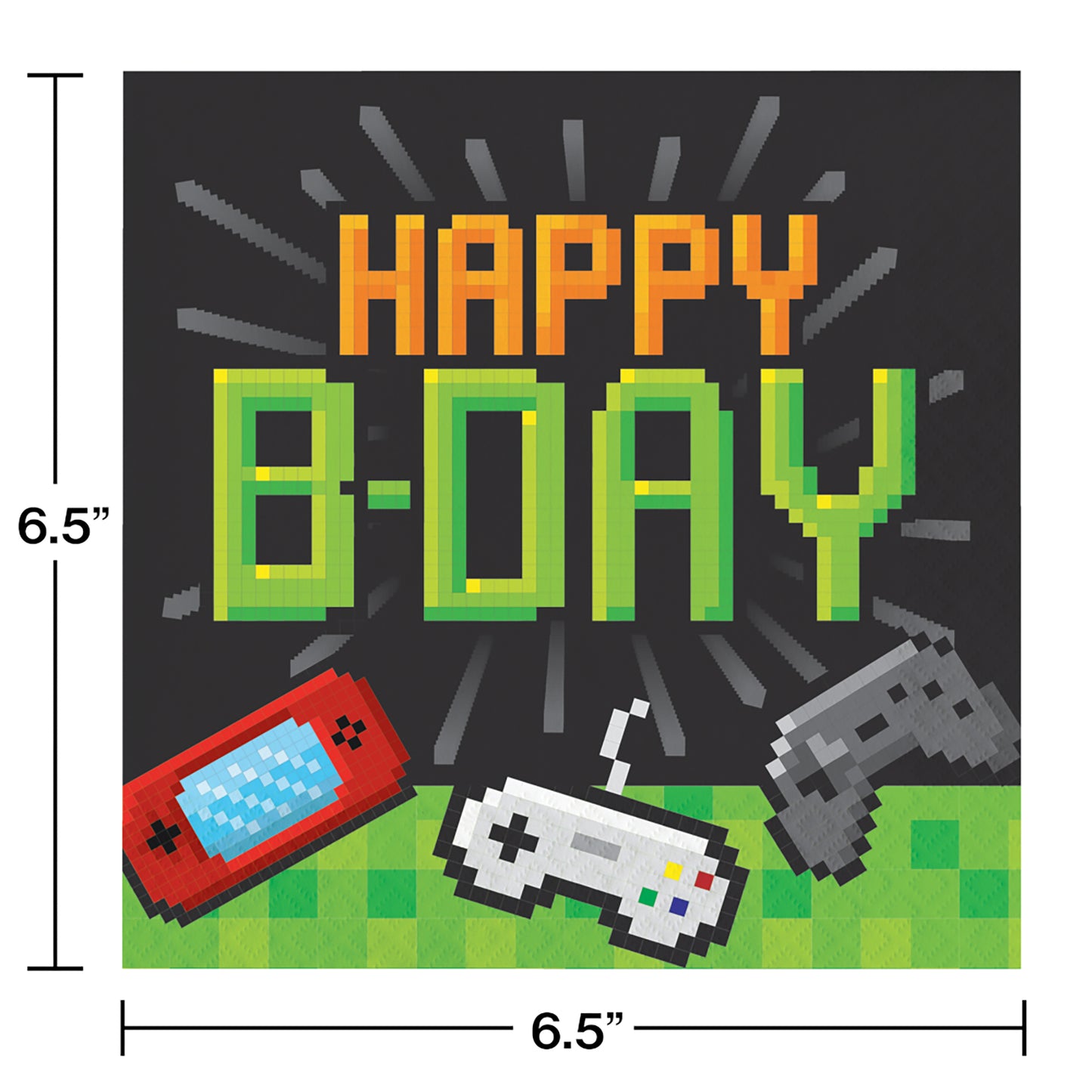 Video Games Party Birthday Luncheon Napkins 192 ct