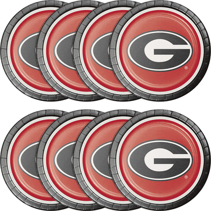 University of Georgia Dinner Plates 96 ct