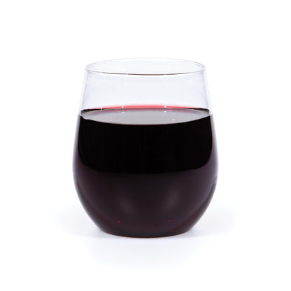 14 oz Plastic Stemless Wine Glasses 24 ct