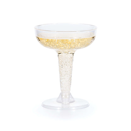4 oz Plastic Champagne Coupes 54 ct