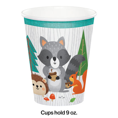 Wild One Woodland 9 oz Paper Cups 96 ct