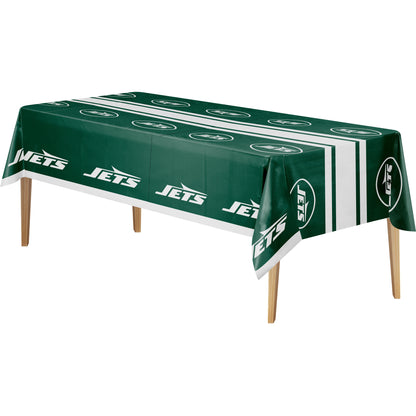 Officially Licensed New York Jets NFL Football Tablecloths 12 ct Bulk