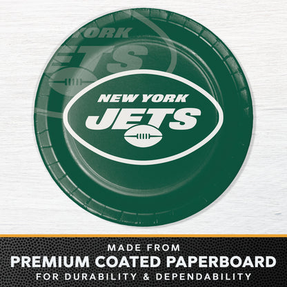 New York Jets Dinner Plates 96 ct