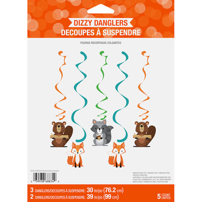 Wild One Woodland Dizzy Danglers 30 ct