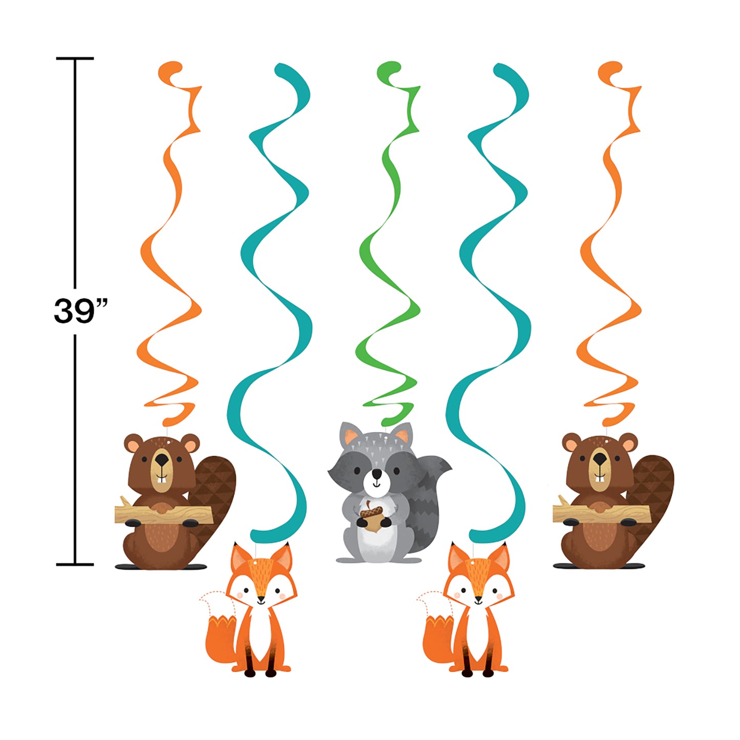 Wild One Woodland Dizzy Danglers 30 ct