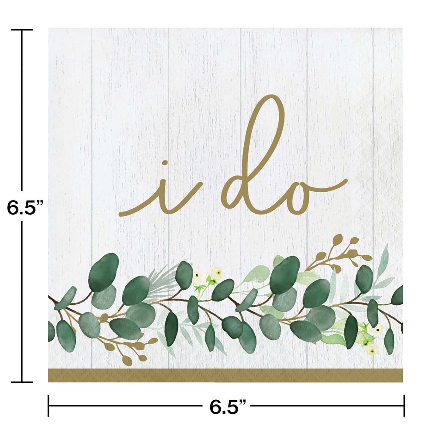 Eucalyptus I Do Luncheon Napkins 192 ct