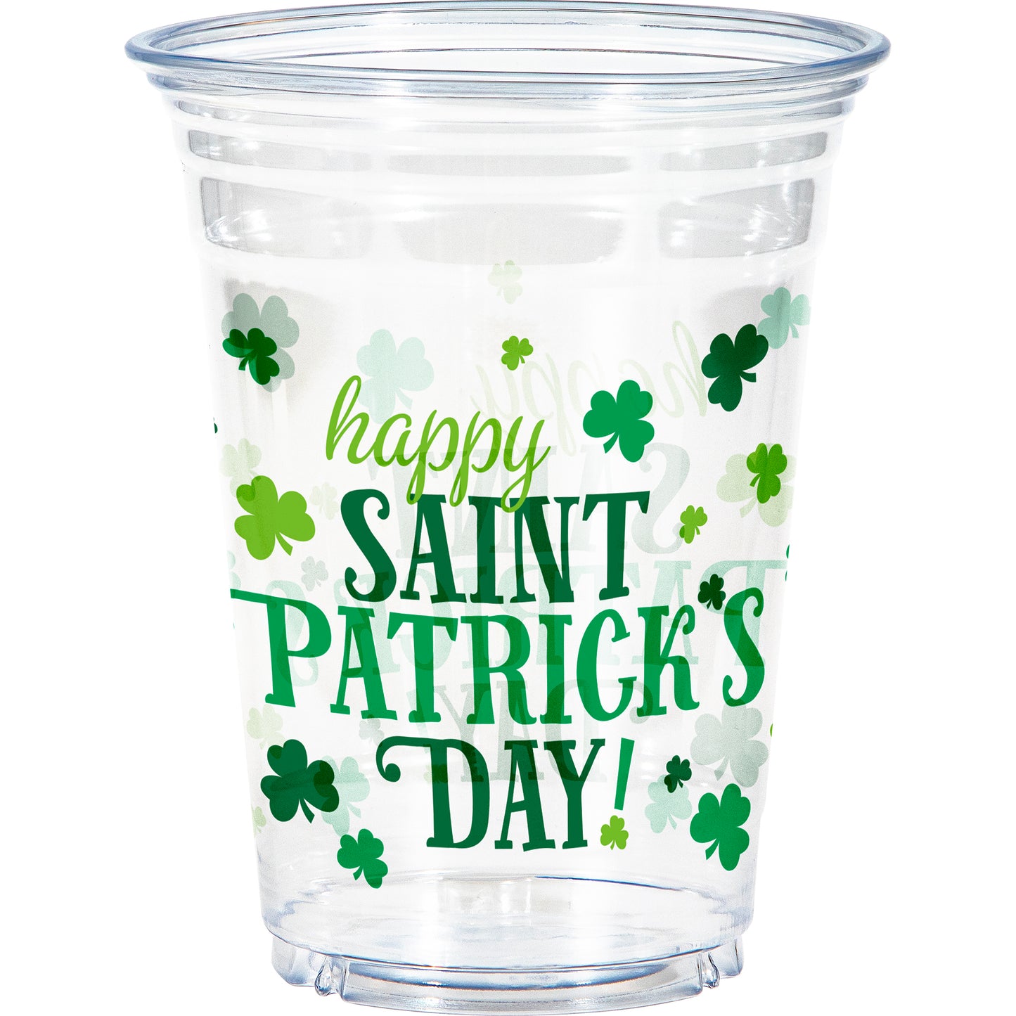 Happy St. Patrick's Day Plastic Cups 96 ct