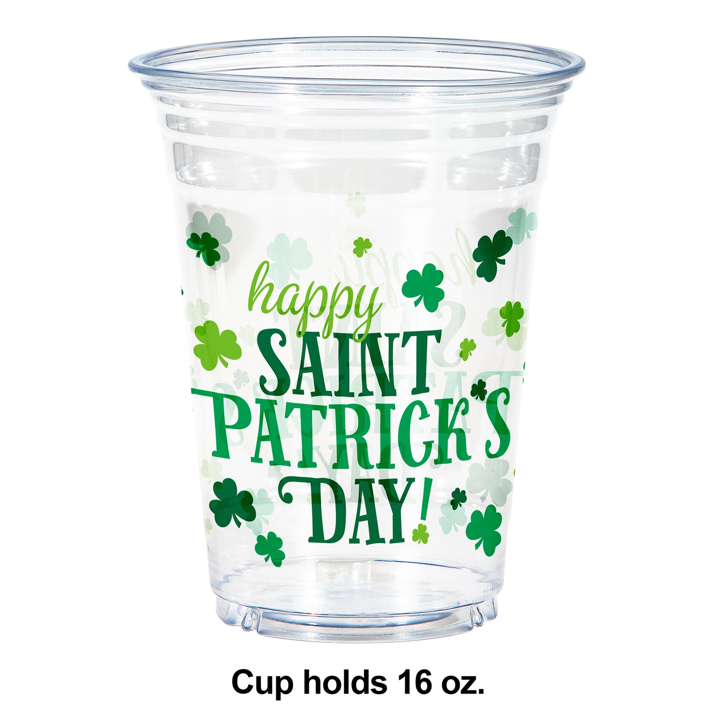Happy St. Patrick's Day Plastic Cups 96 ct