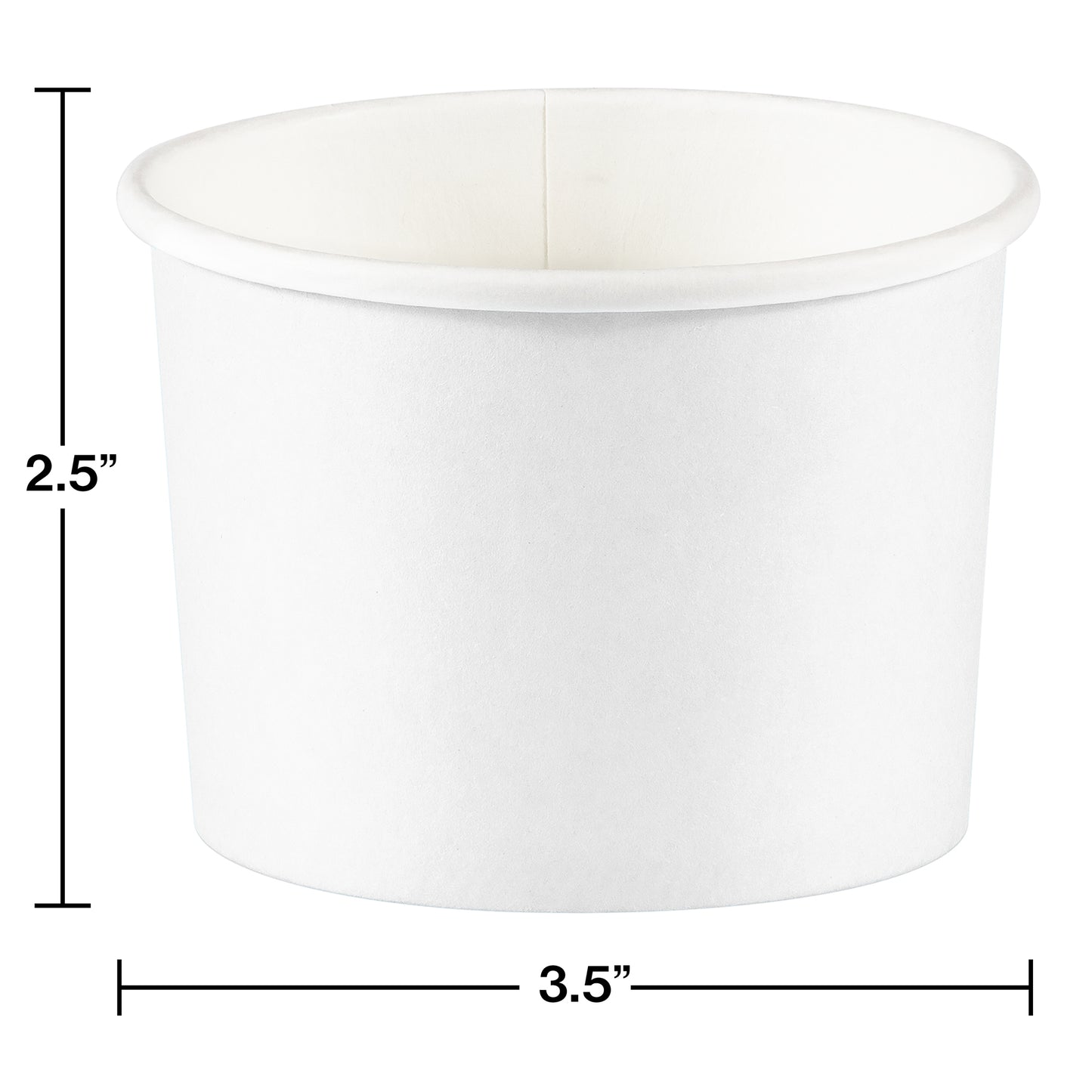 White Treat Cups 96 ct