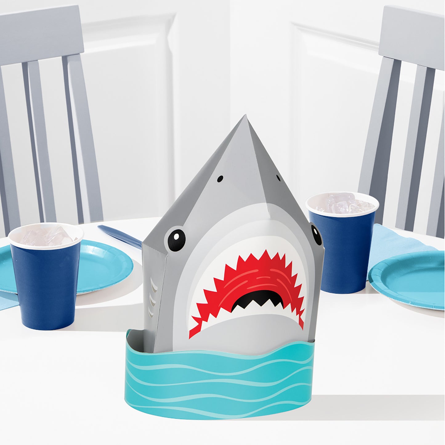 Shark Party Centerpieces 6 ct